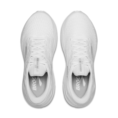 Adrenaline GTS 24 - Womens - White/Oyster Alloy Athletic Brooks