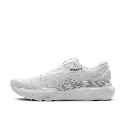 Adrenaline GTS 24 - Womens - White/Oyster Alloy Athletic Brooks