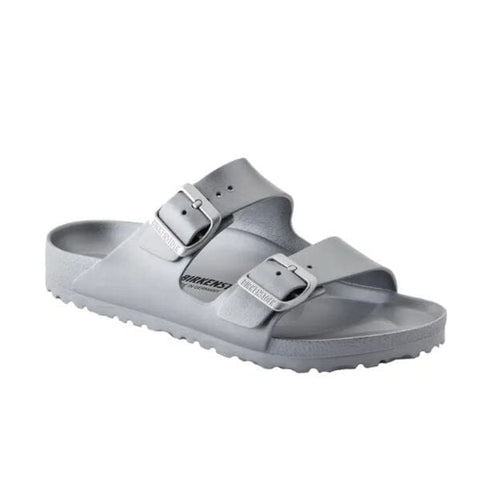 Arizona EVA (Narrow width) - Metallic Silver Slides Birkenstock 