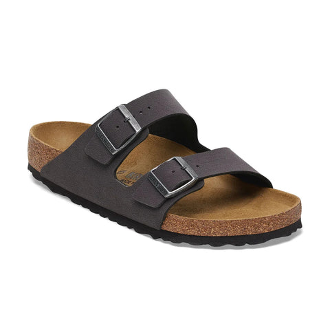 Arizona Velvet Grey - BirkiBuc - Regular Slides Birkenstock