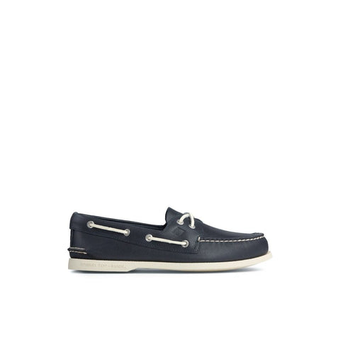 Authentic Original 2-Eye Wide - Mens - Navy Boat Sperry
