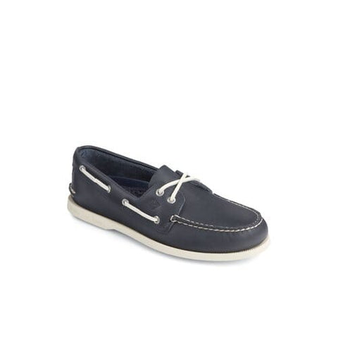 Authentic Original 2-Eye Wide - Mens - Navy Boat Sperry