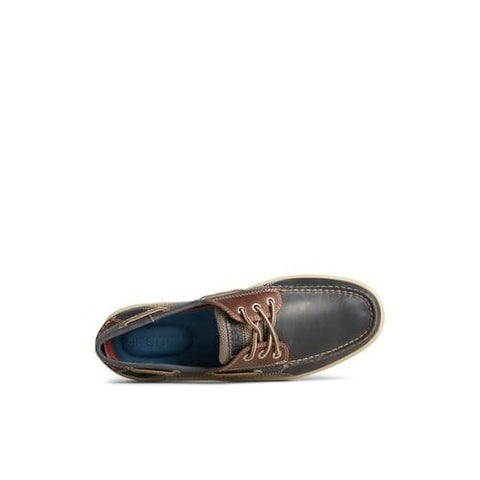 Billfish 3 Eye Wide - Mens - Navy Brown Boat Sperry