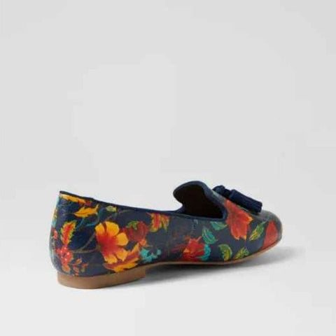 Charter - Navy Orange - XW Flats ZIERA