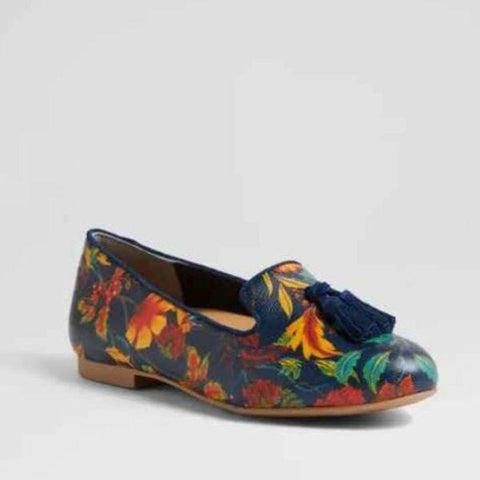 Charter - Navy Orange - XW Flats ZIERA