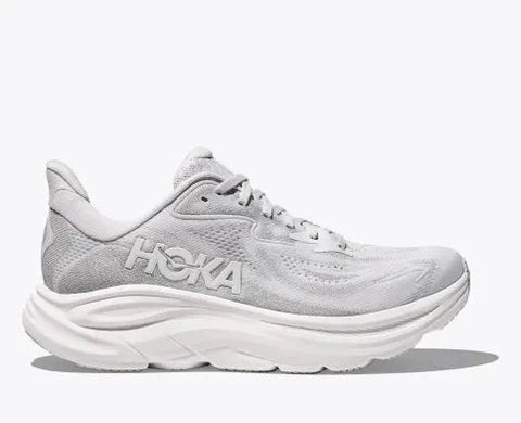 Clifton 10 - Womens - Grey/Stardust - Wide Athletic Hoka