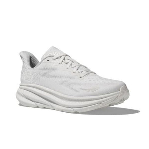 Clifton 9 - Womens - White / White Athletic Hoka 