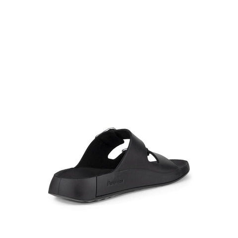 Cozmo Buckle - Mens - Black Slides ECCO