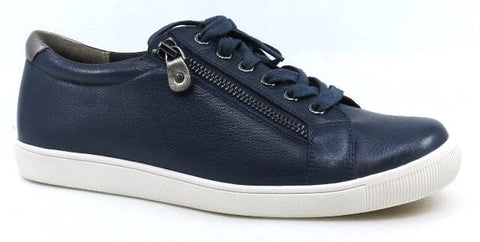 Diann - Navy Leather - XW Sneakers ZIERA