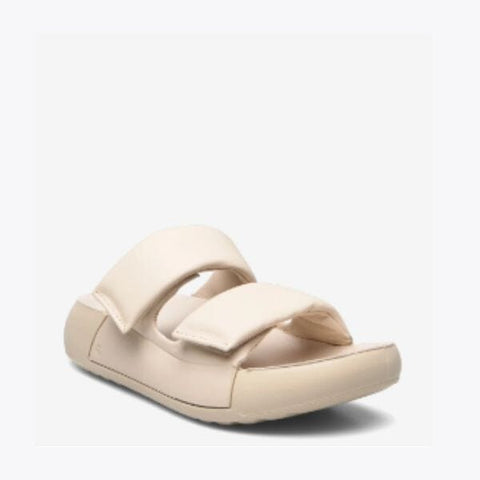 ECCO Cozmo PF - Womens - Limestone Sandals ECCO