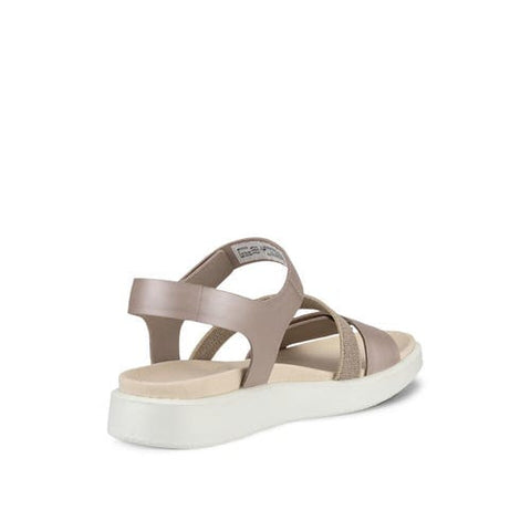 ECCO Flowt Sandal - Grey Rose Metallic Sandals ECCO