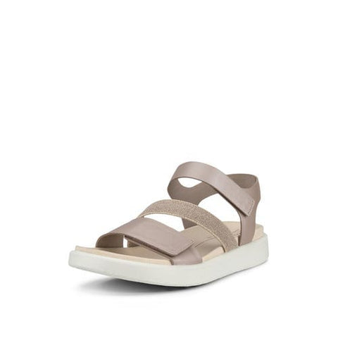 ECCO Flowt Sandal - Grey Rose Metallic Sandals ECCO