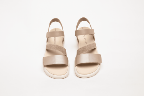 Flowt Sandals - Pure White Gold Sandals ECCO
