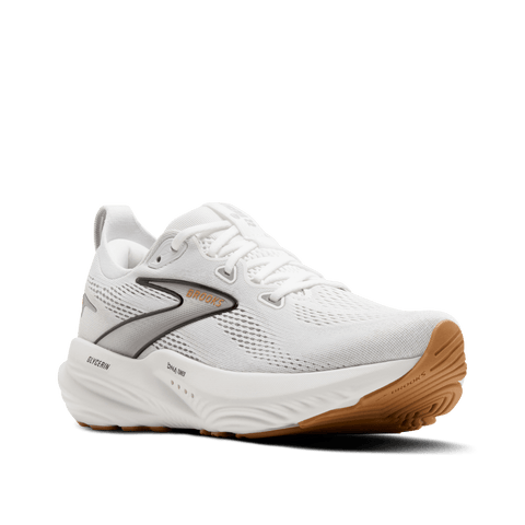 Glycerin 22 - Womens - White/Grey/Black Athletic BROOKS