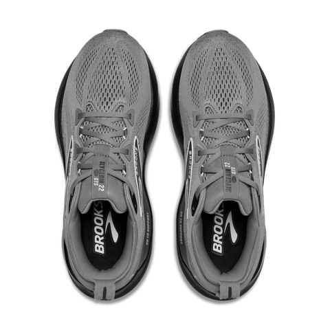 Glycerin GTS 22 - Mens - Primer Grey / Ebony - Wide Athletic BROOKS