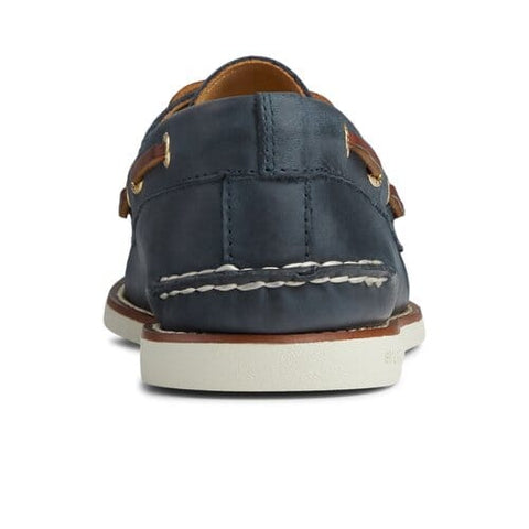Gold Cup Authentic / Original 2 Eye - Mens - Grainy Navy - Wide Boat Sperry