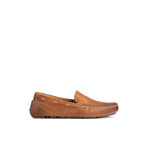 Gold Harpswell Driver - Mens - Tan Leather Boat Sperry