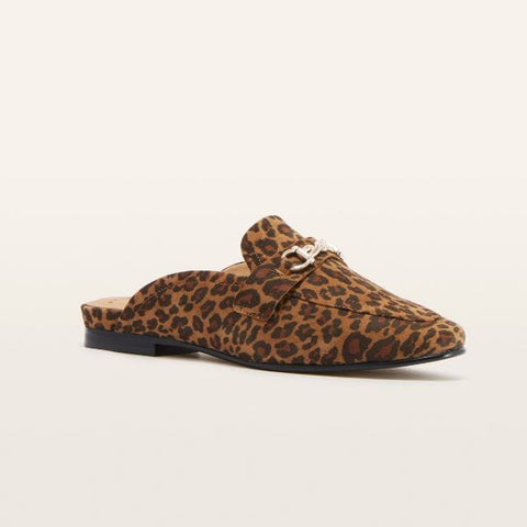 Grace - Leopard Print Suede Flats Frankie4
