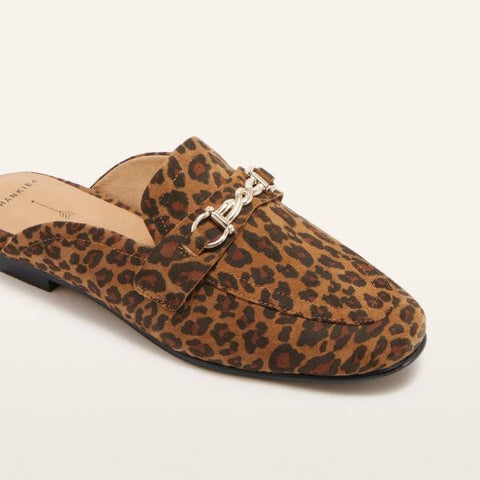 Grace - Leopard Print Suede Flats Frankie4