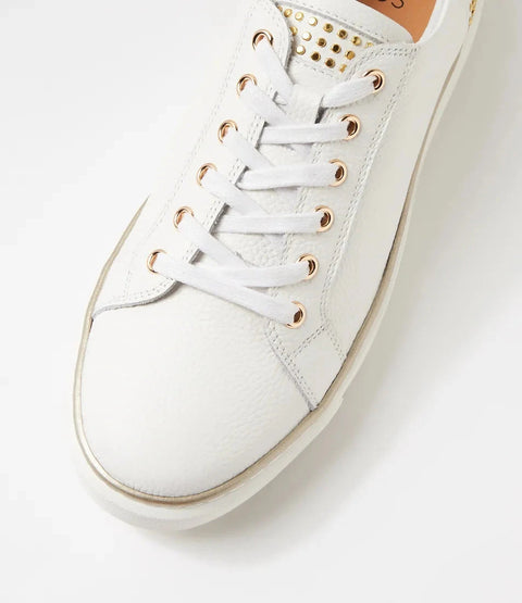 Kaiya - Womens - White Sneakers ZIERA