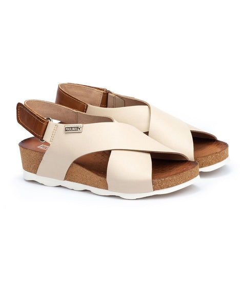 Mahon Wedge - Womens - Marfil Sandals Pikolinos