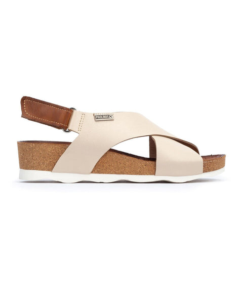 Mahon Wedge - Womens - Marfil Sandals Pikolinos