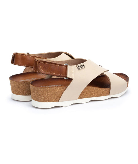 Mahon Wedge - Womens - Marfil Sandals Pikolinos
