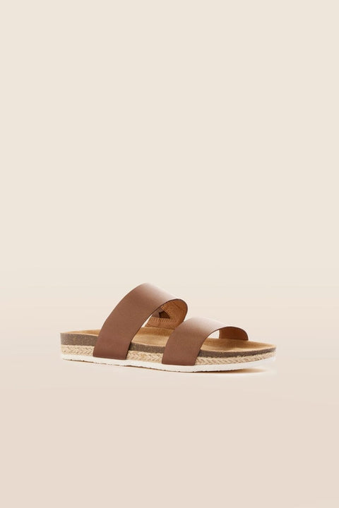 Maria 3 - Womens - Rich Tan Slides Frankie4