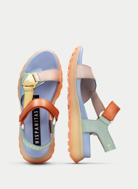 Maui Sandal - Womens - Blue Multi Sandals Hispanitas