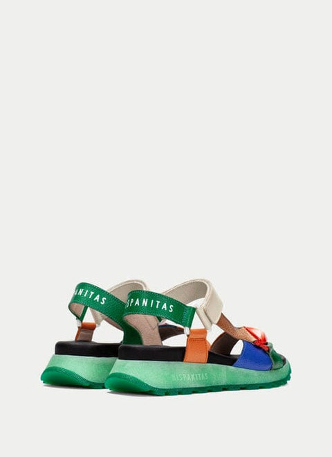 Maui Sandal - Womens - Green Multi Sandals Hispanitas