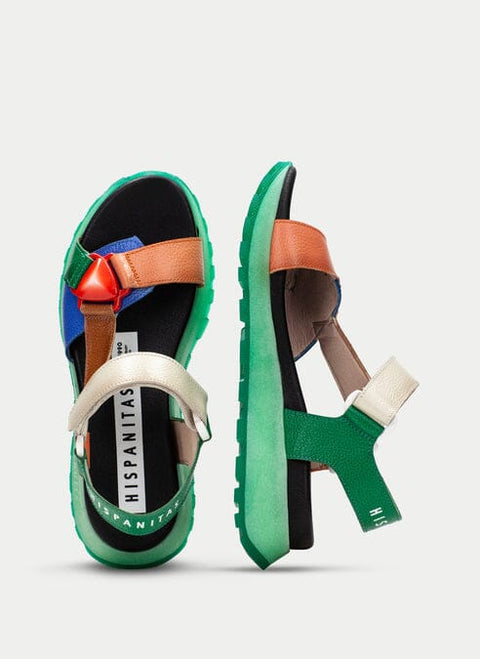 Maui Sandal - Womens - Green Multi Sandals Hispanitas