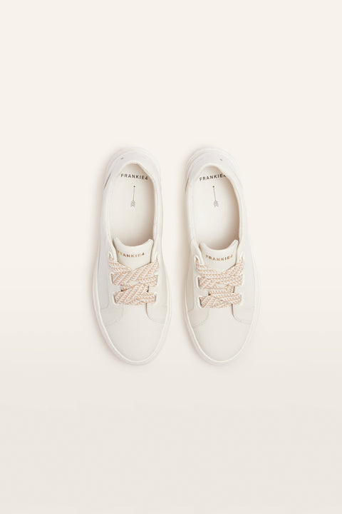 Mya - Womens - Chalk Tumbled Sneakers Frankie4