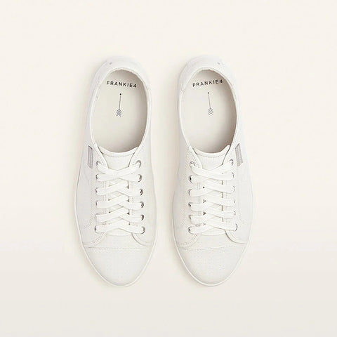 Nat III - Womens - White Mini Punched Sneakers Frankie4