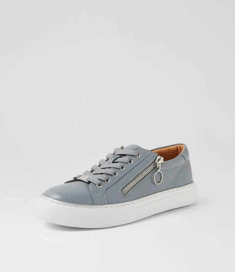 Pamela Leather - Womens - Denim Sneakers ZIERA