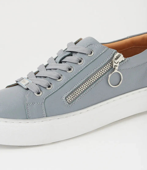 Pamela Leather - Womens - Denim Sneakers ZIERA