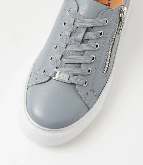 Pamela Leather - Womens - Denim Sneakers ZIERA