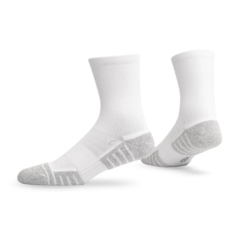 Performance Sock - Half Crew - White Socks Lightfeet