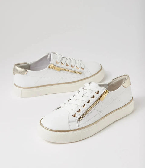 Pryor - White Pale Gold - XW Sneakers ZIERA