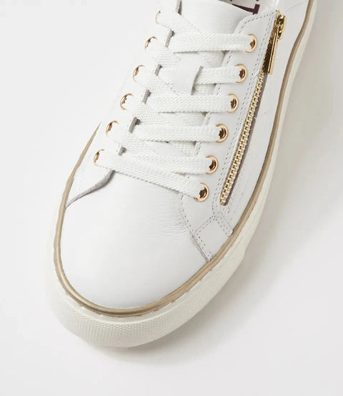Pryor - White Pale Gold - XW Sneakers ZIERA