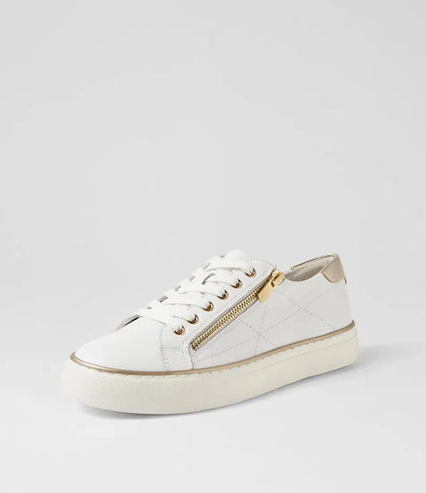 Pryor - White Pale Gold - XW Sneakers ZIERA