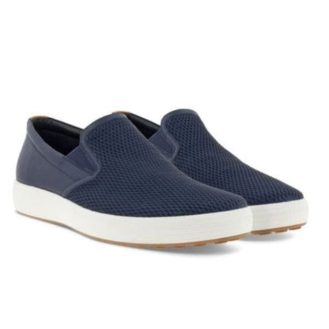 Soft 7 Slip on - Mens - Marine / Lion Sneakers ECCO