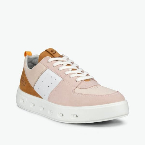 Street 720 - Womens - Multicolour Limestone/Petal Trim Sneakers ECCO 