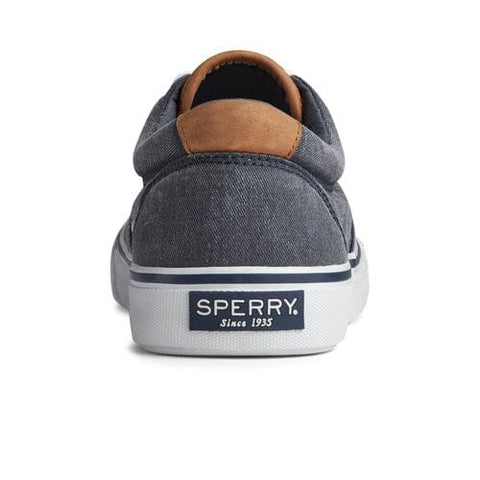 Striper II CVO Washed Canvas - Mens - Navy Boat Sperry