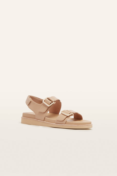 Thompson - Womens - Camel Sandals Frankie4
