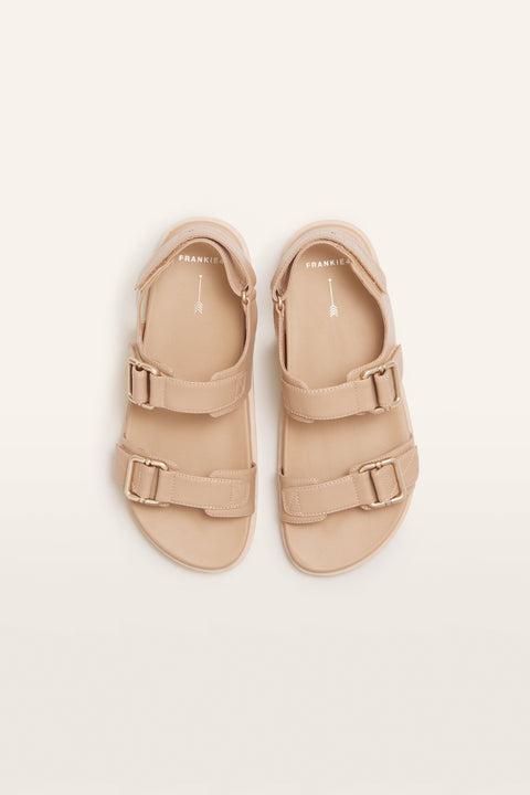Thompson - Womens - Camel Sandals Frankie4