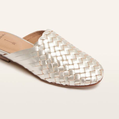 Wallace - Gold Weave Flats Frankie4