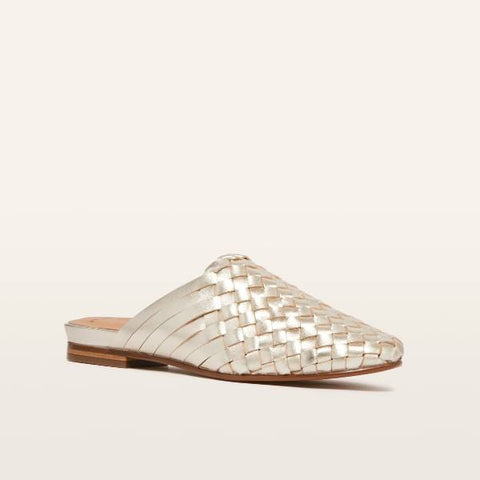 Wallace - Gold Weave Flats Frankie4 