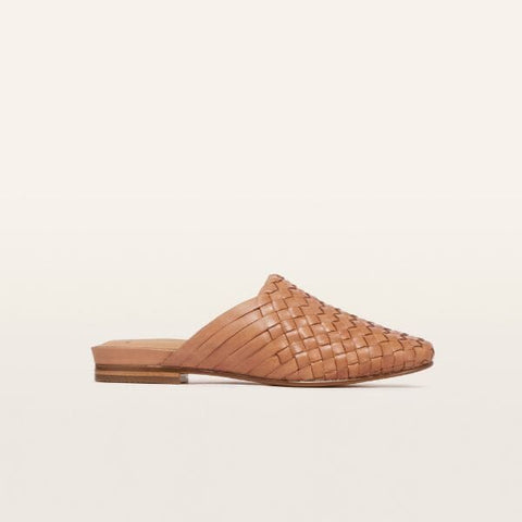 Wallace - Tan Weave Flats Frankie4