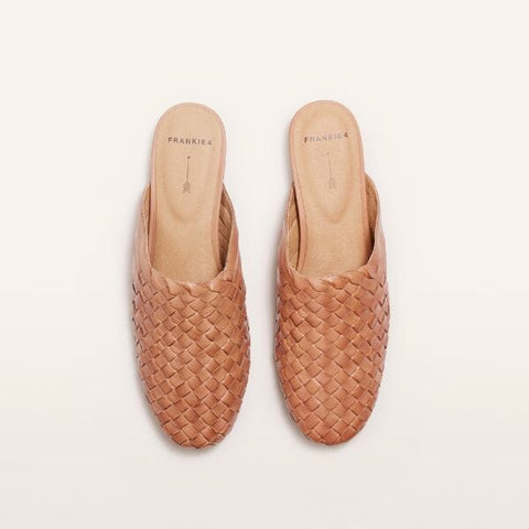 Wallace - Tan Weave Flats Frankie4