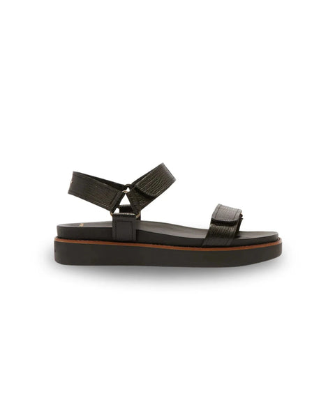 Zane - Black Grain Sandals Frankie4